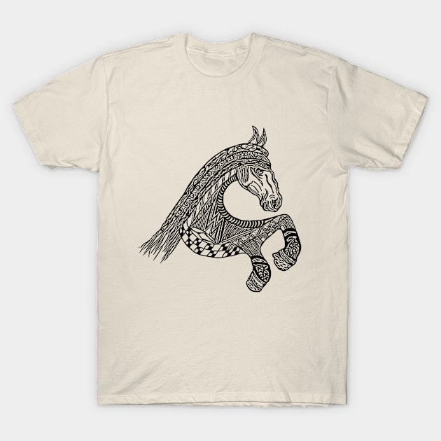 The galloping horse T-Shirt by Wolf Line Design